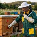 Bunda včelařská, zelená, vel. - CZ vel:. 52-60 Thumb