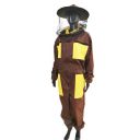 Kombinéza včelařská s kloboukem, hnědá vel,: S-XXXL - CZ Thumb