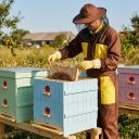 Kombinéza včelařská s kloboukem, hnědá vel,: S-XXXL - CZ Thumb