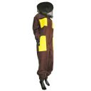 Kombinéza včelařská s kloboukem, hnědá vel,: S-XXXL - CZ Thumb