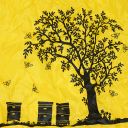 Nákupní taška s motivem úlů Thumb