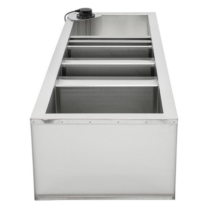 Nádoba na med s kaskádovým sítem, krytem a snímačem hladiny