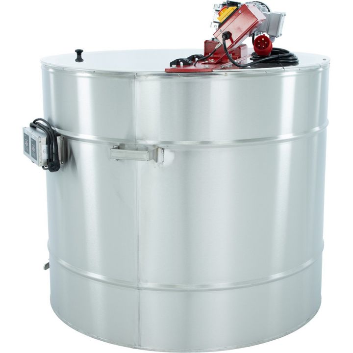 zarizeni-s-ohrevnym-plastem-na-michani-sirupu-1000kg3.jpg_1 Zařízení s ohřevem, pro míchání, 1000 kg (ohřev 230V / pohon 400V)