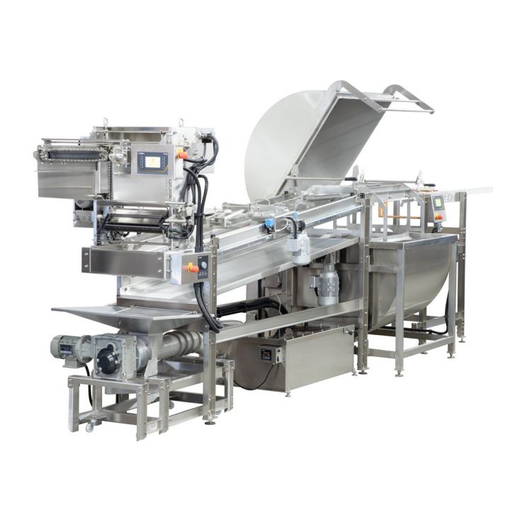 Linka na odvíčkování, 40 r. odvíčkovací stroj PREMIUM, extrudér 100 kg