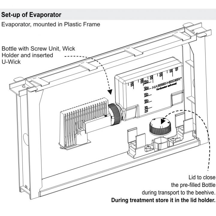 Odpařovač těkavých látek - originál Nassenheider R