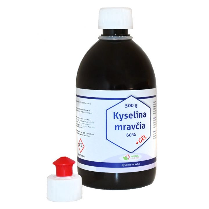 Kyselina mravenčí 60% - Gel - 500g