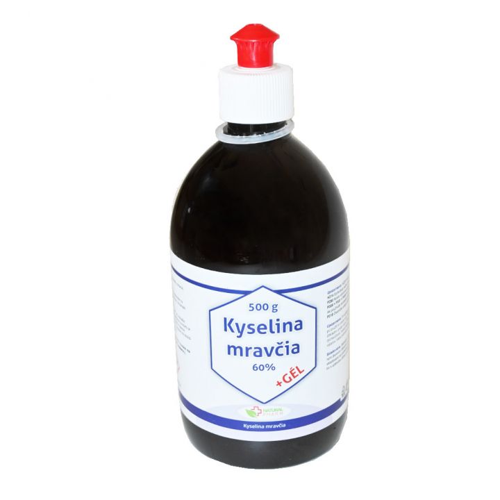 Kyselina mravenčí 60% - Gel - 500g