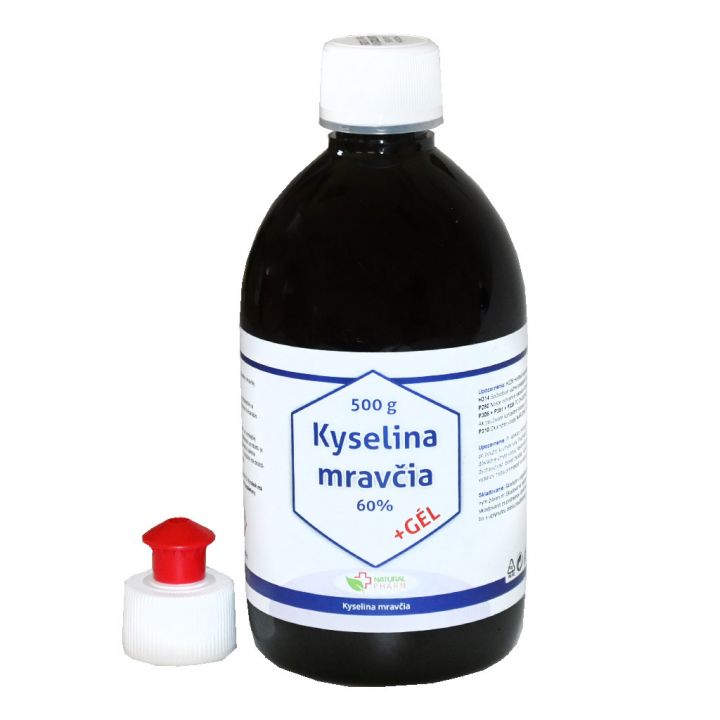 Kyselina mravenčí 60% - Gel - 500g