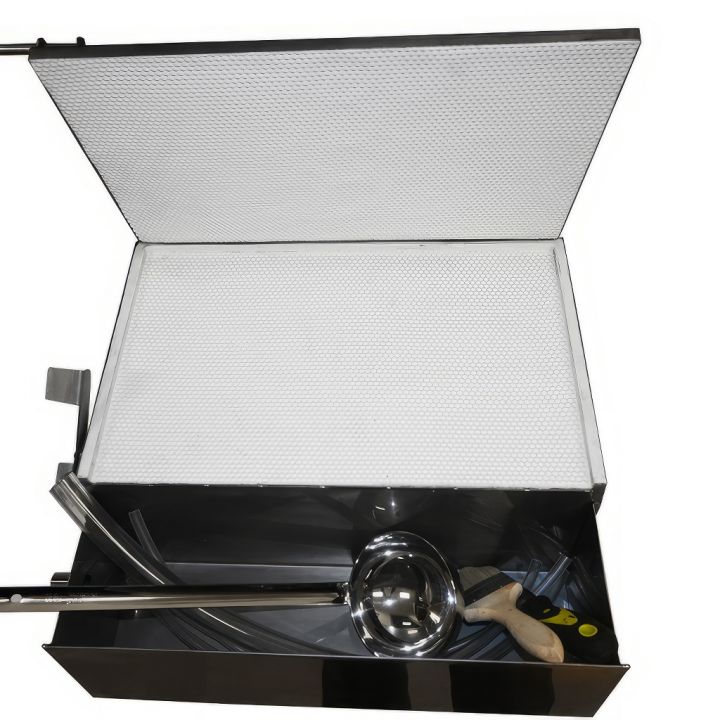 Ruční lis na mezistěny - chlazený vodou - 420 x 270 mm