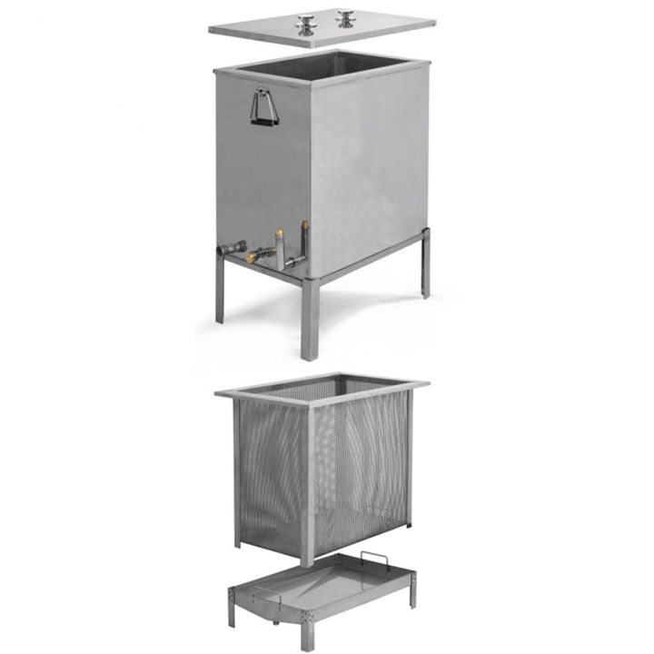 Vařák na vosk s kamny na dřevo - Bieno