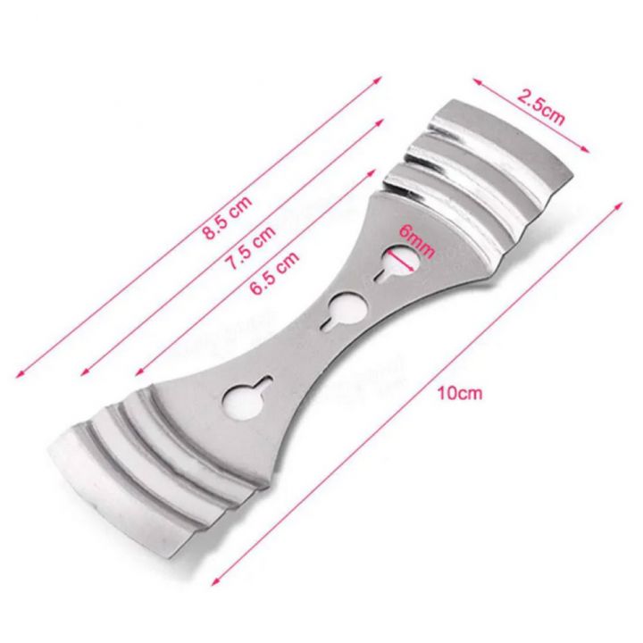 Nerezový držák knotu pro odlévání svíček z včelího vosku