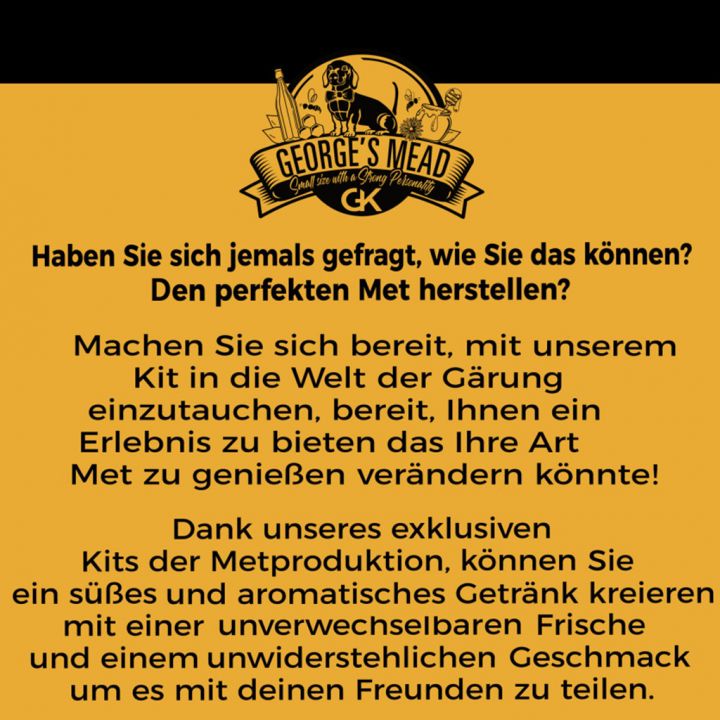 Set na výrobu domácí medoviny – George's Mead (5 litrů)