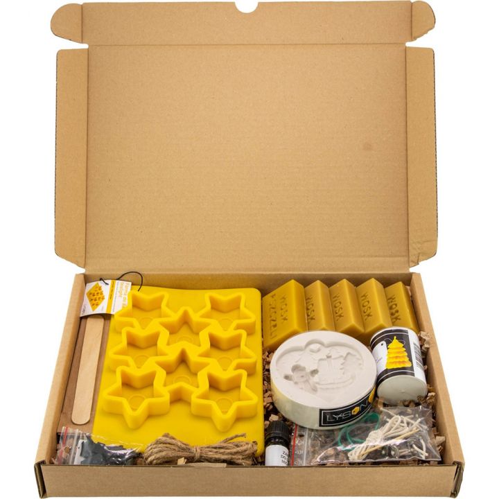 Kreativní sada na výrobu svíček - Vánoční