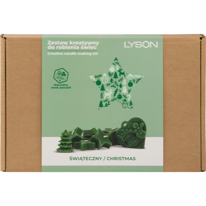 Kreativní sada na výrobu svíček - Vánoční