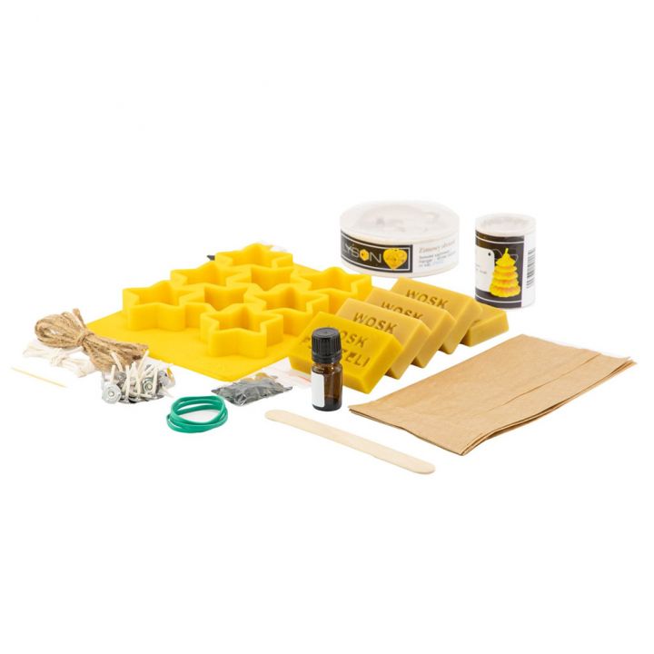 Kreativní sada na výrobu svíček - Vánoční