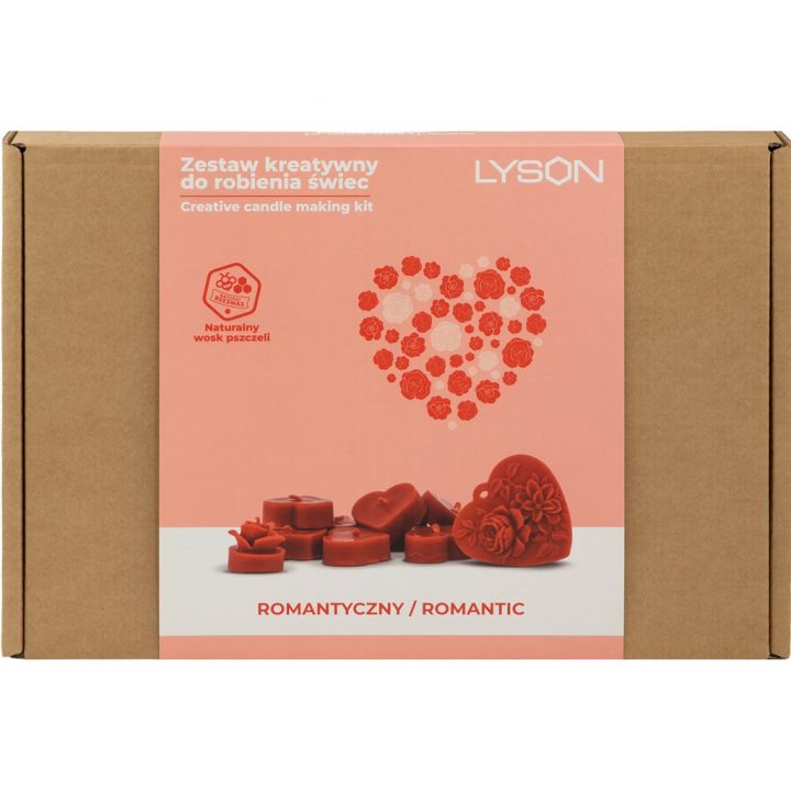 Kreativní sada na výrobu svíček – Romantická
