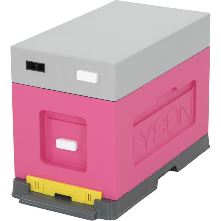 Plemenáč polystyrenový 39x24 - 6 rámků - šedo-zůžový