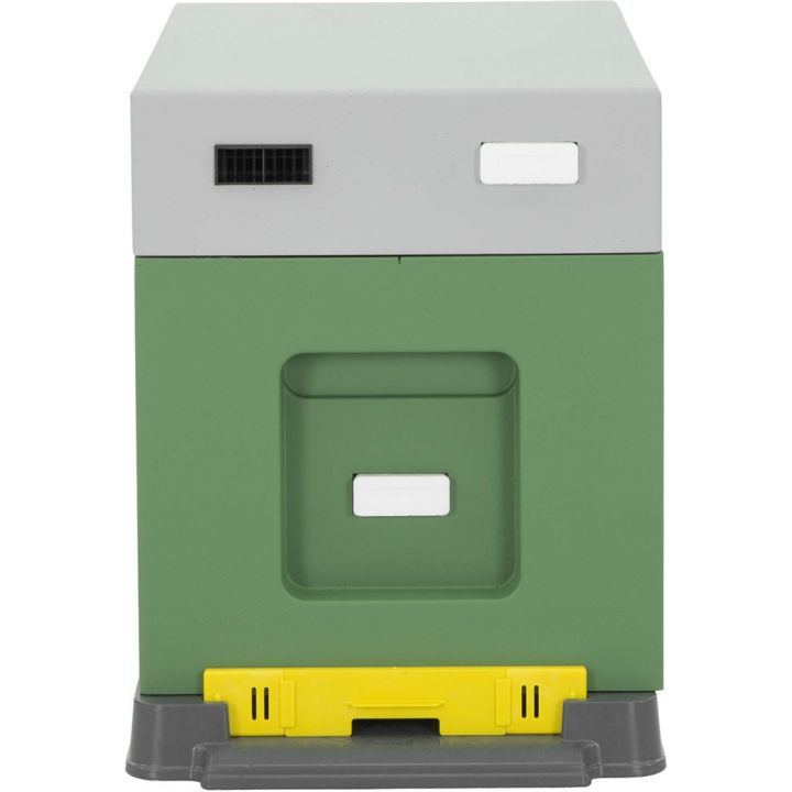 Plemenáč polystyrenový 39x24 - 6 rámků - šedo-zelený