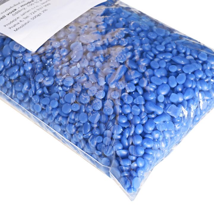 Včelí vosk - modré pelety - 500 g