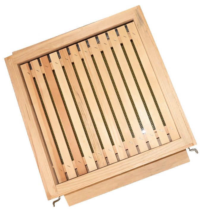 Celozasíťované varroa dno - Komplet s výsuvnou nerez mřížkou - 3 cm