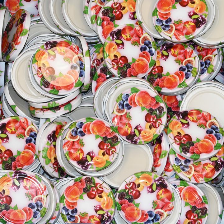 Zavařovací víčko na sklenici TO 82 - RTS - Fruit 2