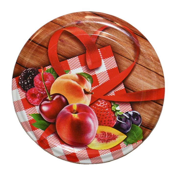 Zavařovací víčko na sklenici TO 82 - RTS - Fruit 3 - 700 ks - celá krabice