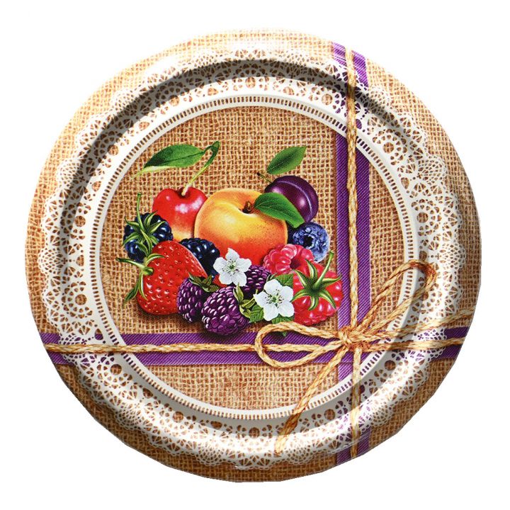 Zavařovací víčko na sklenici TO 82 - RTS - Fruit 4 - 700 ks - celá krabice