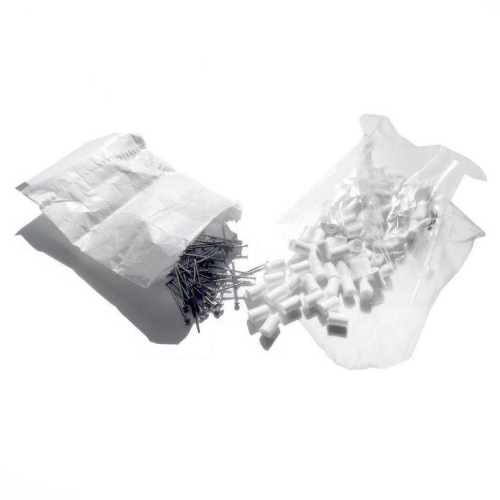 Mezerníky s hřeb. - bílé - 100 kusů