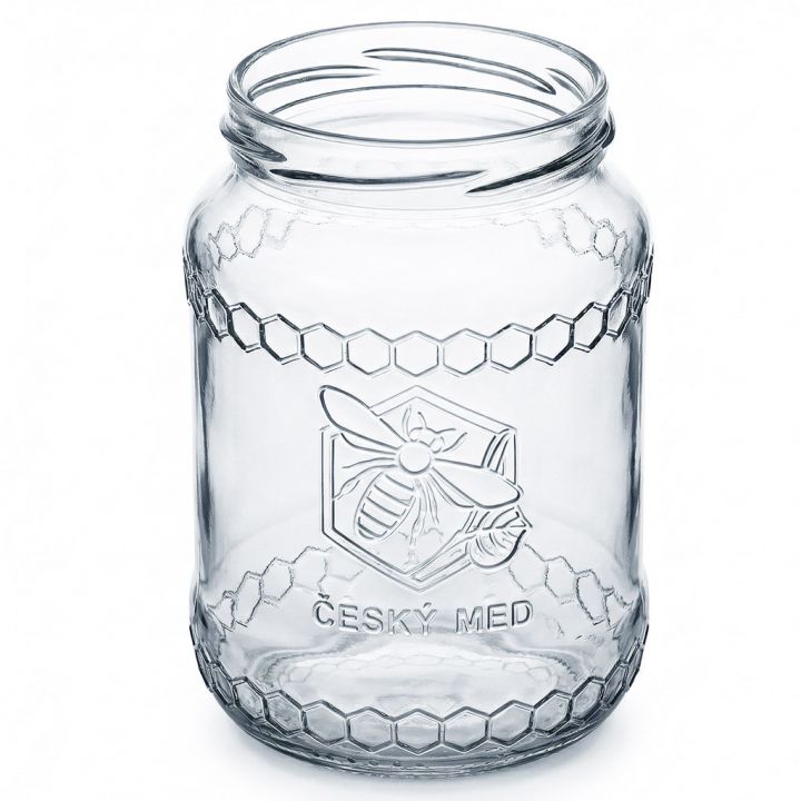 Sklenice MED 770 ml/1kg medu - OSOBNÍ ODBĚR