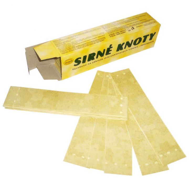 Sirné knoty 18x4 cm, 400 g; 80 ks