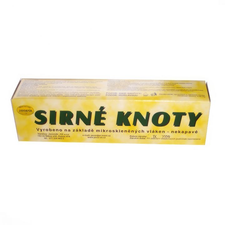 Sirné knoty 18x4 cm, 400 g; 80 ks
