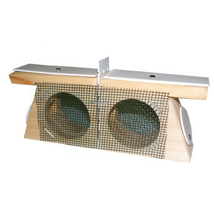 Přidávací dvojitá klícka - dřevěná 13x5 cm