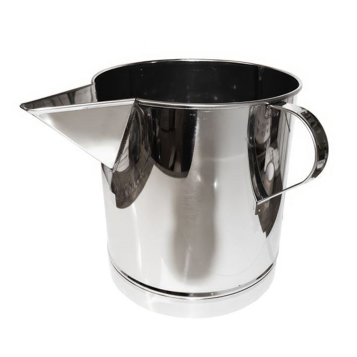 Kýbl s výlevkou pod medomet 14 kg – nerez