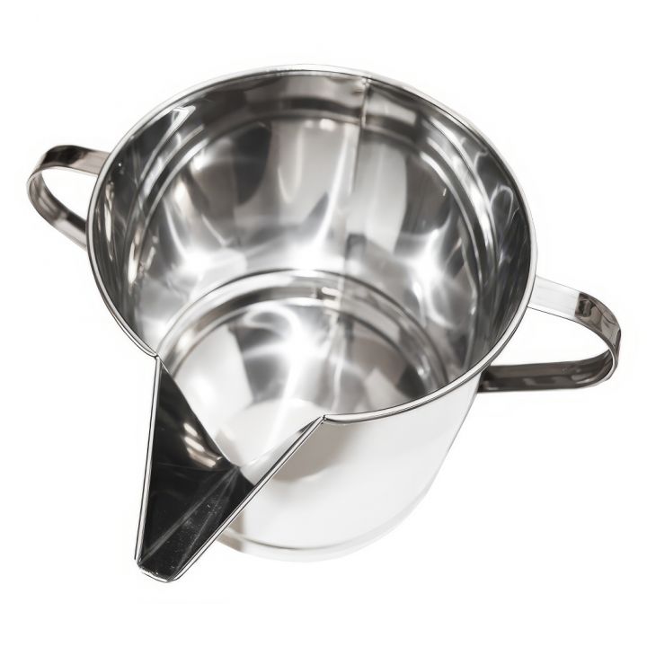 Kýbl s výlevkou pod medomet 14 kg – nerez