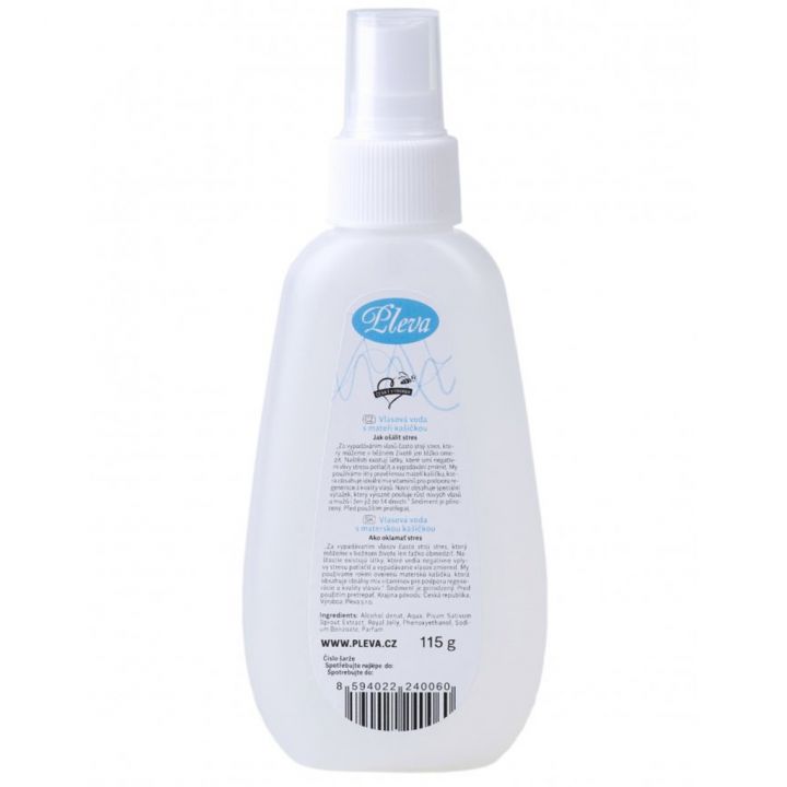 Pleva Vlasová voda s mateří kašičkou