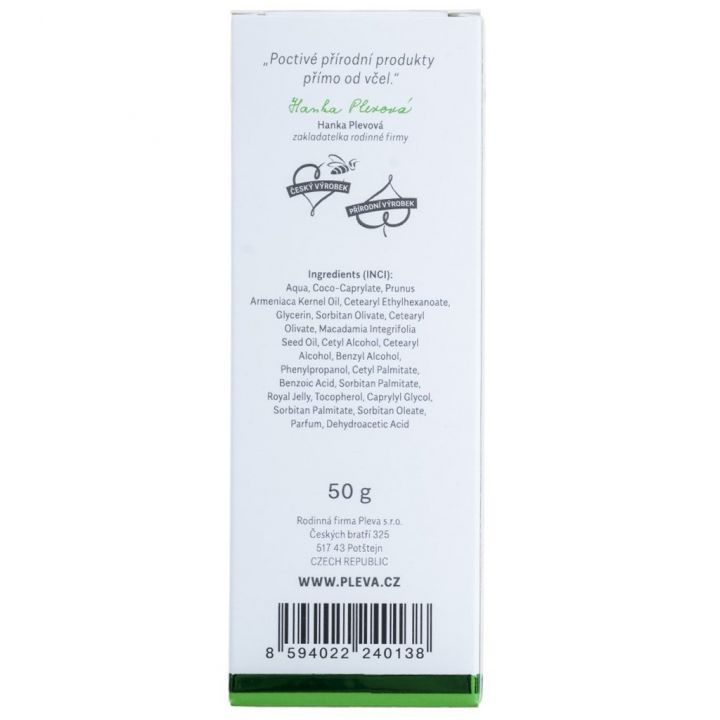 Pleva pleťový krém s mateří kašičkou - 50g