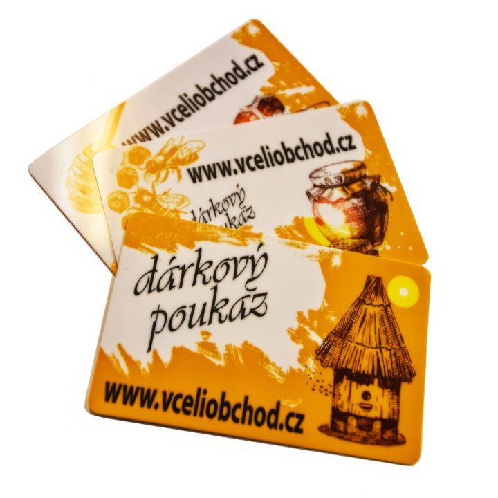Dárkový poukaz v hodnotě 500 až 5000 Kč