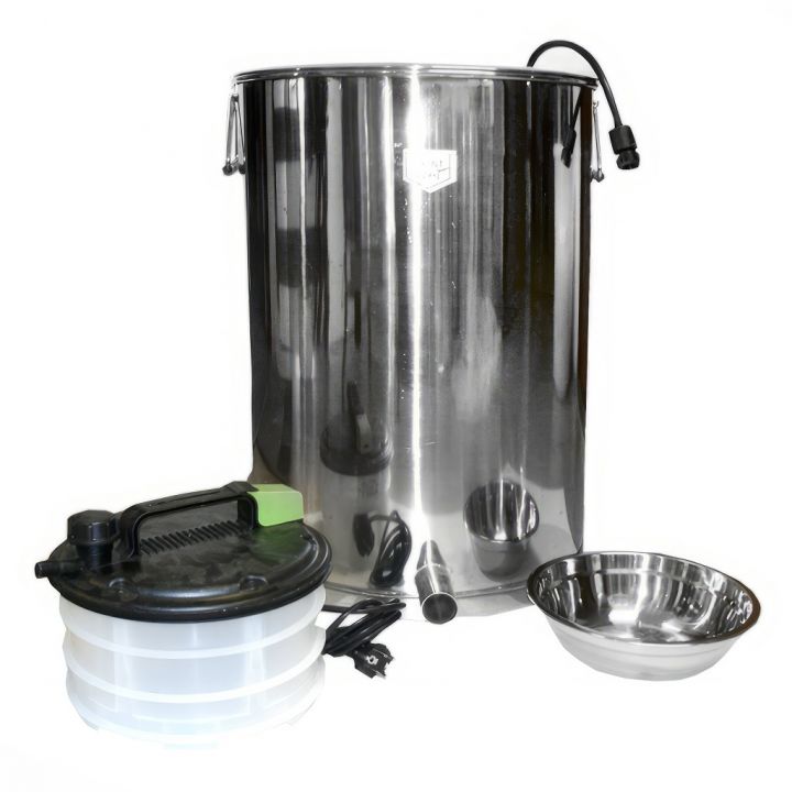 Vařák na vosk a vyvíječ páry 2 kw - nerez