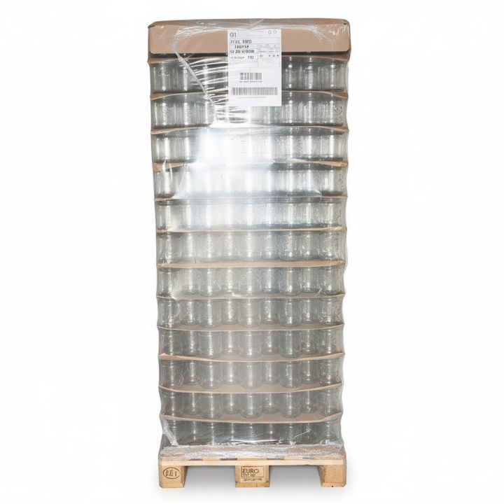 Sklenice Med 770 ml/1kg medu - 8,6 Kč/ks - pal. 1456 ks