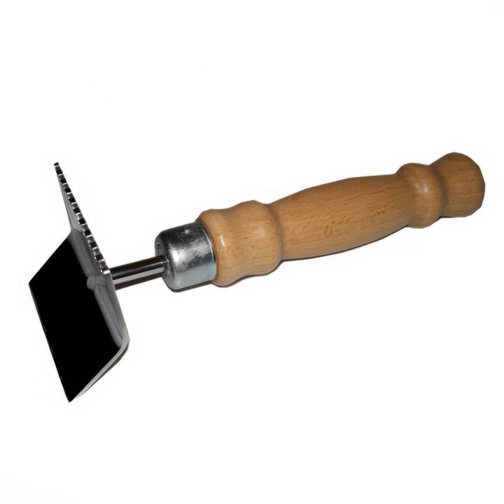 Škrabka na čištění mateřích mřížek - nerez