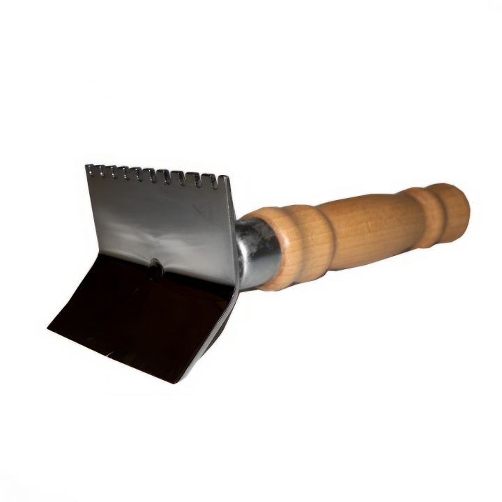 Škrabka na čištění mateřích mřížek - nerez