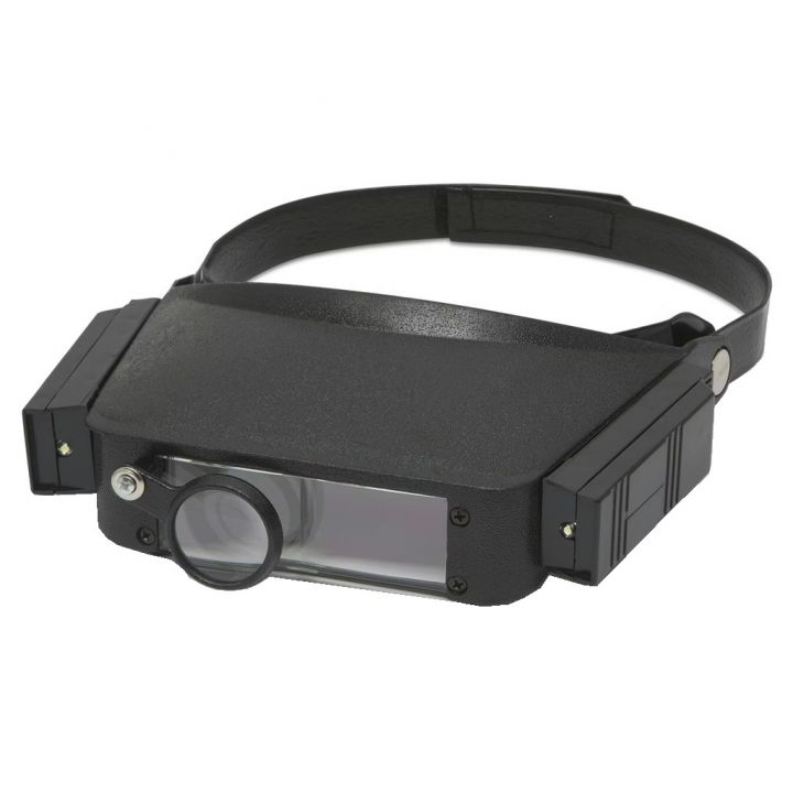 Čelní lupa s osvětlením - hlavová