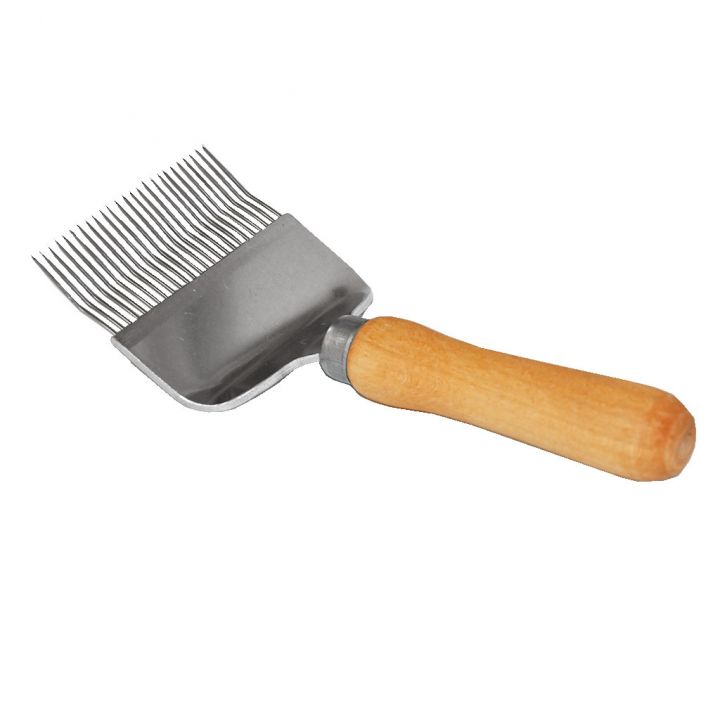 Vidlička k odvíčkování 1x lom., 25 jehel, nerez jehly