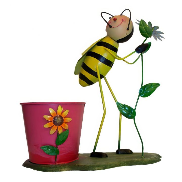 Květináč se slunečnicí D