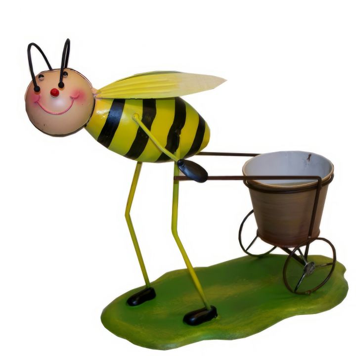 Květináč s trakařem D