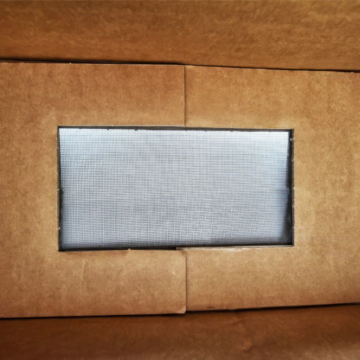 Krabice na oddělky 39 x 24 - rozložená + síťka