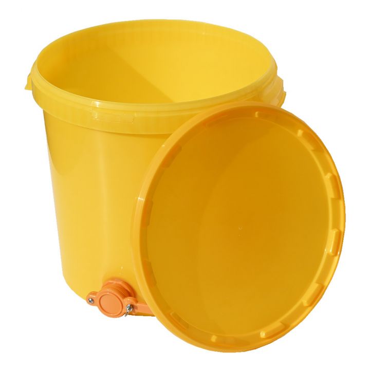 0477-staceci-nadoba-plast-40-25-06.jpg_1 Nádoba na stáčení 40 kg s ventilem - žlutá