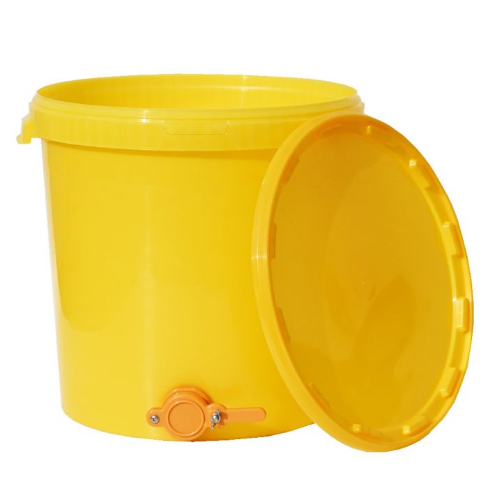 0477-staceci-nadoba-plast-40-25-07.jpg_1 Nádoba na stáčení 40 kg s ventilem - žlutá