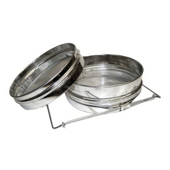 Cedník (síto) dv. rv. pocín 21 cm s úchyty