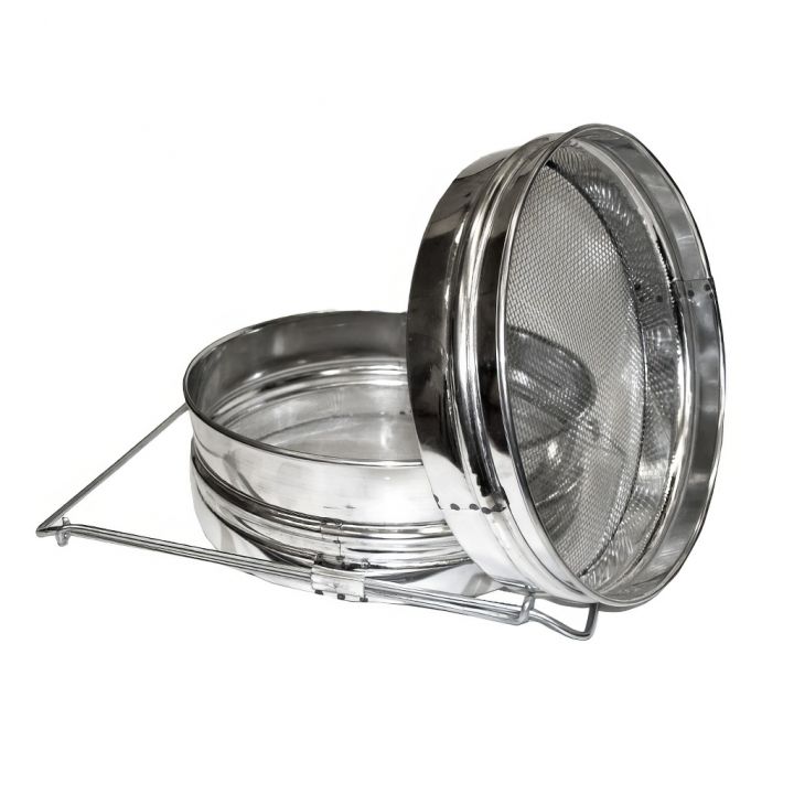 Cedník (síto) dv. rv. pocín 21 cm s úchyty